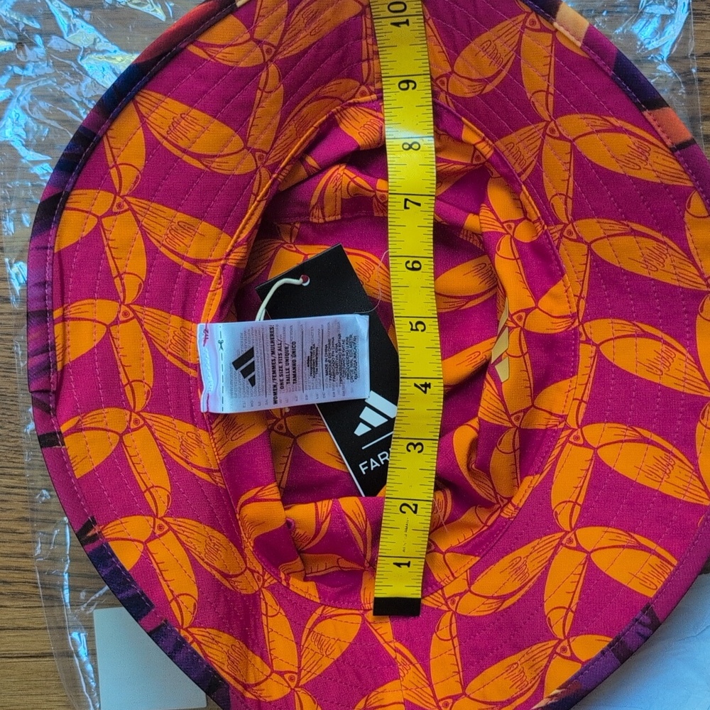 NWT FARM Rio Reversible Bucket Hat Adidas Collab Multicolor Tropical Print - Picture 6 of 8